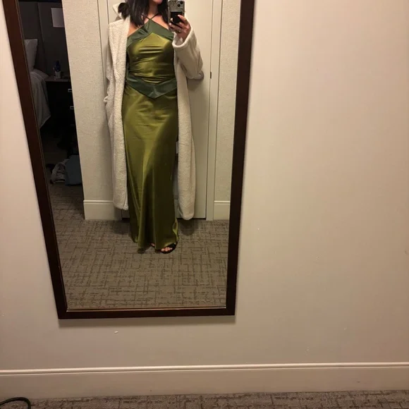 Reformation Jillian Dress pear size 6 - Picture 7 of 7